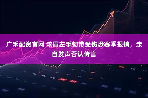 广禾配资官网 浓眉左手韧带受伤恐赛季报销，亲自发声否认传言